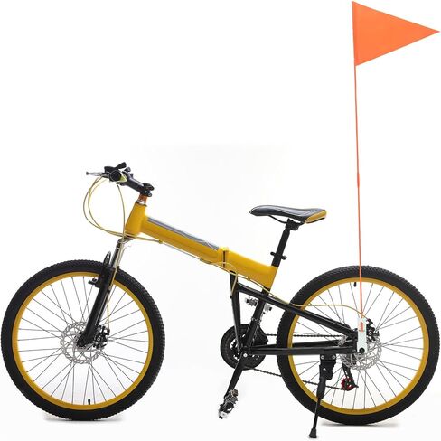 Atv Flag 5Pcs Replacement Pennant Safety Flag, Bike Safety Flag, Orange Cycle Safety Flag, High Visibility Bicycle Safety Flag (Style 1) Motorcycle Flag in Saudi Arabia