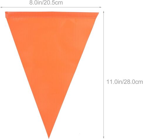 Atv Flag 5Pcs Replacement Pennant Safety Flag, Bike Safety Flag, Orange Cycle Safety Flag, High Visibility Bicycle Safety Flag (Style 1) Motorcycle Flag in Saudi Arabia