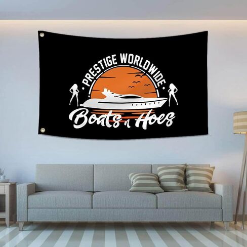 هيبة العلم العالمي 3x5Ft القوارب والمعاول راية نسيج لحديقة كلية غرفة النوم الرجال رجل الكهف غرفة نوم فرات in Kuwait