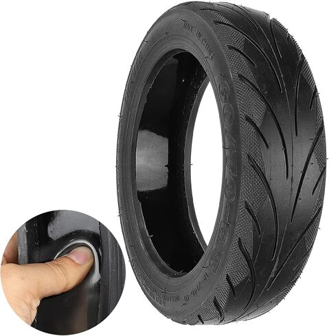 إطار ONEFOR 60/70-6.5 بدون أنبوب لدراجة Segway Ninebot Max G30 /G30E / G30LP سكوتر 10 بوصة إطار إصلاح ذاتي، مع غراء مباشر مدمج، أنبوب خارجي للإطار قابل للإصلاح (قطعة واحدة) in Kuwait