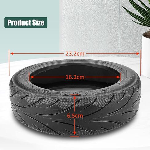 إطار ONEFOR 60/70-6.5 بدون أنبوب لدراجة Segway Ninebot Max G30 /G30E / G30LP سكوتر 10 بوصة إطار إصلاح ذاتي، مع غراء مباشر مدمج، أنبوب خارجي للإطار قابل للإصلاح (قطعة واحدة) in Kuwait