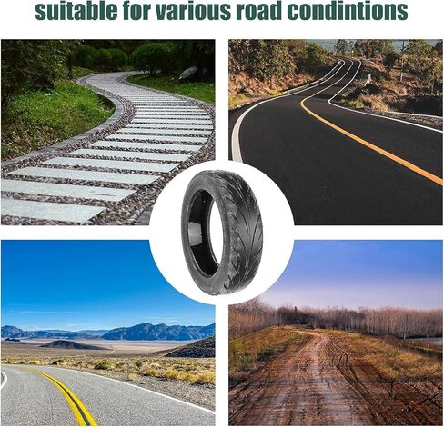 إطار ONEFOR 60/70-6.5 بدون أنبوب لدراجة Segway Ninebot Max G30 /G30E / G30LP سكوتر 10 بوصة إطار إصلاح ذاتي، مع غراء مباشر مدمج، أنبوب خارجي للإطار قابل للإصلاح (قطعة واحدة) in Kuwait