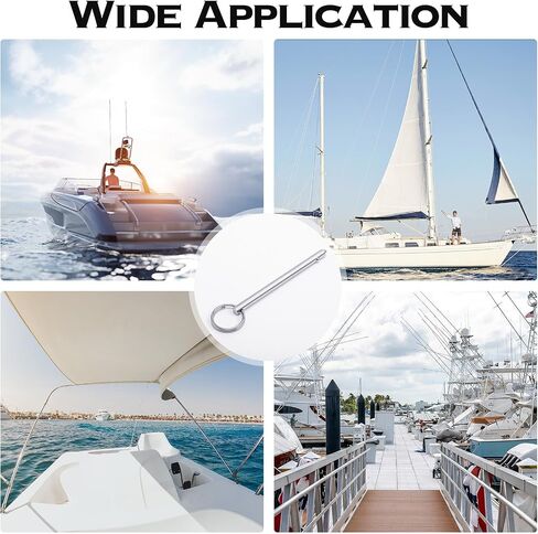 316 Stainless Steel Quick Release Pin 1/4" Diameter Bimini Top Pin Marine Hardware 3'' length 4Pcs in Saudi Arabia