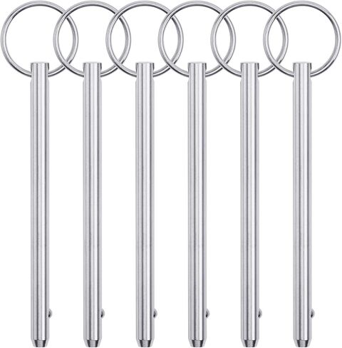 316 Stainless Steel Quick Release Pin 1/4" Diameter Bimini Top Pin Marine Hardware 3'' length 4Pcs in Saudi Arabia