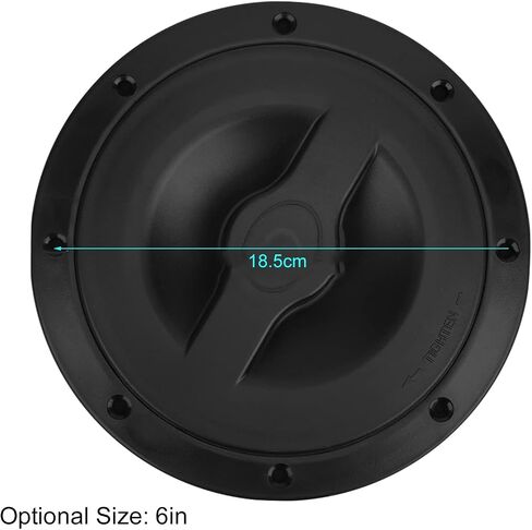 Marine Hatch Cover, 6/8 Inch Kayak Deck Plate Hatch Cover with Red Storage Bag Round Circular Type Lid Waterproof Kayak Hatch Accessories(6in) in Saudi Arabia