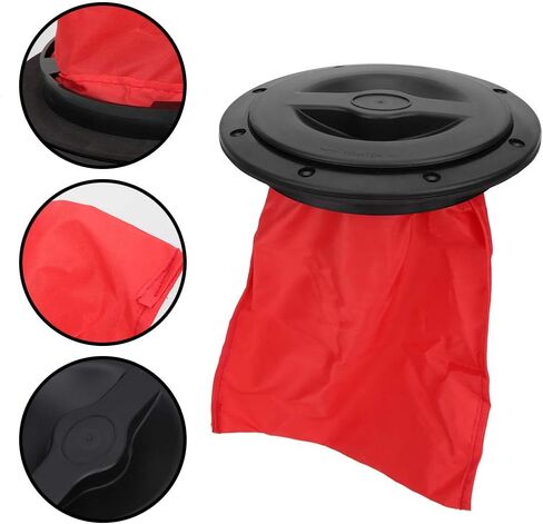 Marine Hatch Cover, 6/8 Inch Kayak Deck Plate Hatch Cover with Red Storage Bag Round Circular Type Lid Waterproof Kayak Hatch Accessories(6in) in Saudi Arabia