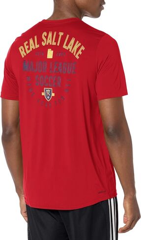 adidas Men's Real Salt Lake Short Sleeve Pre-Game T-Shirt in Saudi Arabia