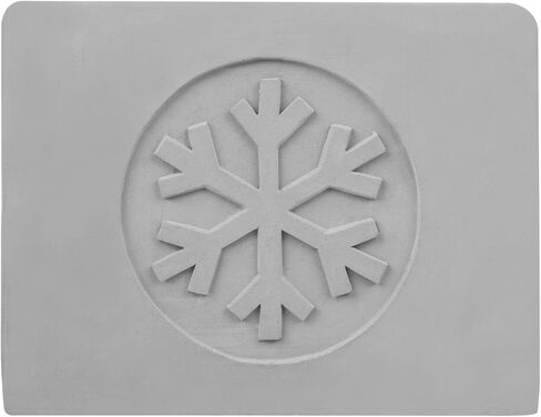 MyGift Gray Cement Holiday Napkin Holder with Snowflake Design, Christmas Winter Kitchen Dining Table Decor in Saudi Arabia