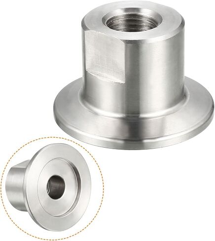 MECCANIXITY KF25 Pipe Fitting Female Threaded 1/4 PT to Clamp OD 40mm Ferrule and Vacuum Clamp 53mm x 31mm Clamp Wing Nut with Center Ring Pack of 3 in Saudi Arabia