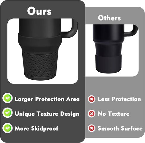 Greant Higher Water Bottle Boot for Hydroflask Tumbler Boot, Protective Silicone Boot for Hydro Flask Tumbler 32 oz & 40 oz, Anti-Slip Bottle Protector in Saudi Arabia