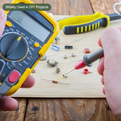 100 قطعة من مقاومات أفلام الكربون من YOKIVE، 2 وات 470 أوم 5% مقاوم للتفاوتات، جيدة للمشروعات الإلكترونية التي تصنعها بنفسك (4 أشرطة ألوان، 0.58 × 0.19 بوصة) in Kuwait