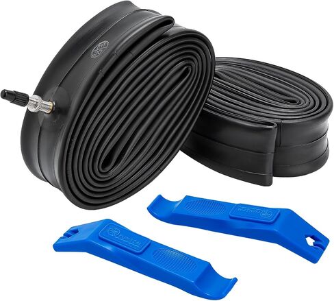 2-PCS 24" Heavy Duty Bike Tire Tubes 24x1.75/2.25 FV33MM Presta Valve 24 Bicycle Inner Tubes Compatible with 24x1.75 24x1.95 24x2.10 24x2.125 24x2.20 24x2.25 Tires Tubes in Saudi Arabia