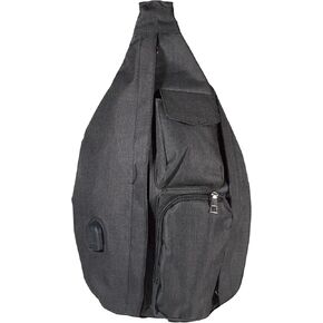 Nupouch Rucksack Pickleball Bag, Anti-Theft Crossbody Sling, USB Charging Connector Port, Backpack, Backpack, Blue Camo in Saudi Arabia