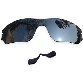 عدسات مستقطبة بديلة ووسادات أنف متوافقة مع نظارات Oakley Radar Edge OO9184 الشمسية in Kuwait