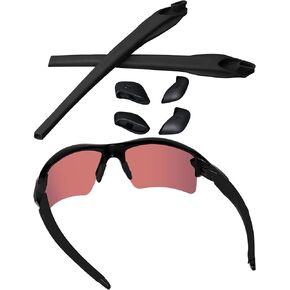 Acefrog Replacement Temple Sleeve Nose Pads Kit for Oakley Flak 2.0 / Flak 2.0 Asian Fit/Flak 2.0 XL/Flak 2.0 XL Asian Fit/Flak 2.0 Vented/Flak 2.0 XL Vented Sunglasses