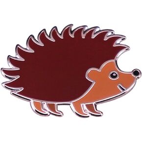 Hedgehog Porcupine Cute Mammal Animal Kawaii 1.1" Enamel Pin Badge