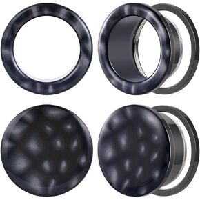 4PCS Stainless Steel Ear Gagues Screw Fit Expander Stretcher Piercings Ear plugs and Tunnels