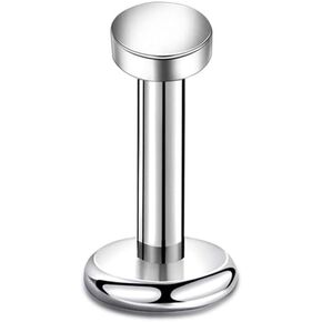 Threadless Nose Ring g23 Titanium 16g 18g 20g Push in Flat Back Earrings Nose Stud Lip Cartilage Helix Daith Piercing Jewelry