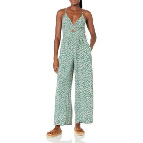 Angie Womens Women's Twist Front Peekaboo Cutout JumpsuitJumpsuit