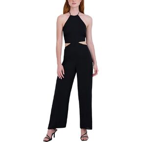 BCBGeneration womens Sleeveless Halter Neck Jumpsuit