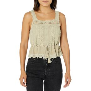 Lucky Brand Women's Vintage Embroidered Lace Bubble Tank in Saudi Arabia