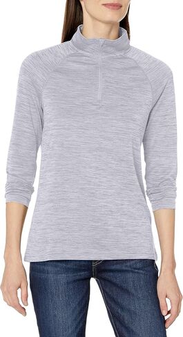 Charles River Apparel Women's Space Dye Moisture Wicking Performance Pullover in Kuwait
