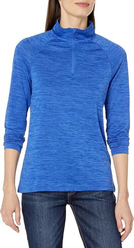 Charles River Apparel Women's Space Dye Moisture Wicking Performance Pullover in Kuwait
