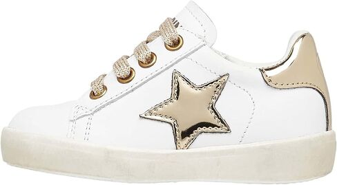 Naturino Girl's Annie Zip (Toddler/Little Kid) White/Platinum EU 27 (US 10.5 Little Kid) M in Saudi Arabia