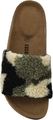 CUSHIONAIRE Women's Lonie Cork footbed Slide Sandal with +Comfort in Saudi Arabia