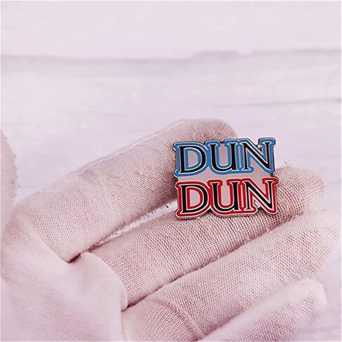 DUNDUN Funny Brooch TV Series Weird Special Effects Motion Picture Badge Law & Order Drama Version Personalized Accessories Metal Lapel Pin Enamel Pin Suitable for Hats Jackets Canvas Bags, Alloy in Kuwait
