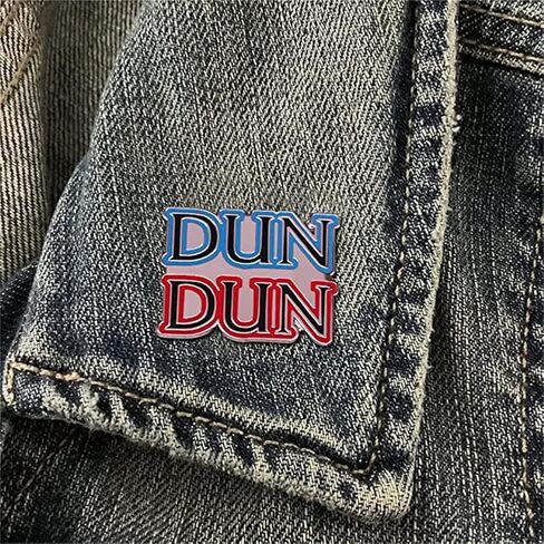 DUNDUN Funny Brooch TV Series Weird Special Effects Motion Picture Badge Law & Order Drama Version Personalized Accessories Metal Lapel Pin Enamel Pin Suitable for Hats Jackets Canvas Bags, Alloy in Kuwait