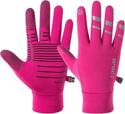 قفازات الجري شتاء دافئ كامل الأصابع قفازات ركوب الدراجات شاشة تعمل باللمس الرياضة الطريق الجبلية دراجة دراجة العمل ركوب تسلق قفازات الرجال والنساء in Kuwait