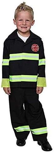 Fireman Fire Fighter Halloween Dressup Costume (Choose Style and Size) in Saudi Arabia