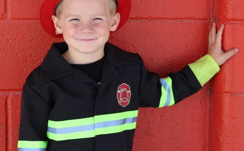 Fireman Fire Fighter Halloween Dressup Costume (Choose Style and Size) in Saudi Arabia