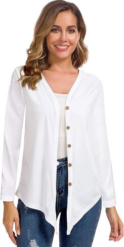 قمصان نسائية بأكمام قصيرة وربطة عنق وأزرار سفلية من Henley قمصان صيفية كاجوال تونيك تي شيرت in Kuwait