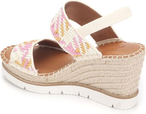 Gentle Souls by Kenneth Cole Women's Elyssa Two Band Heeled Sandal in Saudi Arabia