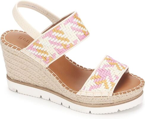 Gentle Souls by Kenneth Cole Women's Elyssa Two Band Heeled Sandal in Saudi Arabia