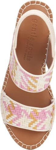 Gentle Souls by Kenneth Cole Women's Elyssa Two Band Heeled Sandal in Saudi Arabia