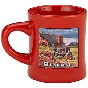 McCormick Deering Farmall F-20 Mug Red with Tractor