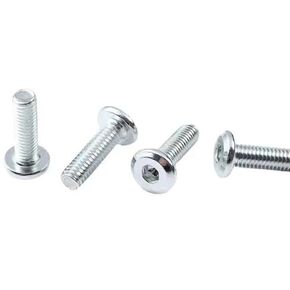 50PCS M6x25mm Stainless Steel Flat Head Hex Socket Hex Bolt Screws Countersunk Connector Fasteners for Furniture