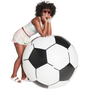 High Five - Jumbo Giant Inflatable Soccer Ball - Outside, Pool or Beach Play - 31 Inch Diameter - Packaging May Vary