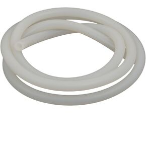 uxcell 4mm x 8mm High Temp Resistant Silicone Rubber Tube Hose Pipe Milky 1 Meter Long
