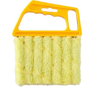 Blind Cleaner Brush Washable Window Mini Duster Cleaning Tool with 7 Removable Microfiber Sleeves Blinds Cleaners Tools for Vinyl Windows Handheld Vacuum Duster Limpiador de Persianas