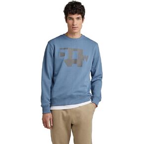G-STAR RAW Men's Premium Graphic Crew Neck Sweatshirt