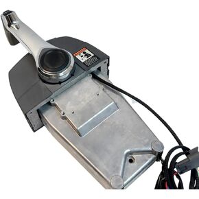 5006182 Top Mount Outboard Engine Remote Control Box Single Lever Binnacle Push To Open Throttle/Shifter With Tilt Switch No Key For BRP OMC Evinrude Johnson
