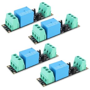 4Pcs 1 Channel DC 3V / 3.3V Relay High Level Driver Module Optocoupler Isolated Driver Control Module