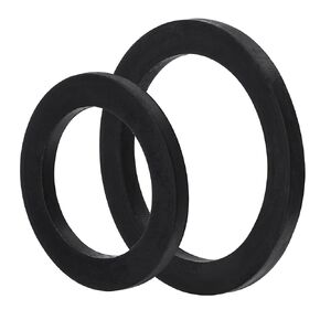 MECCANIXITY Rubber Flat Washers 35mm 40mm OD 24mm 30mm ID 3mm Thick for Faucet Pipe Water Hose, Black 20in1 Set