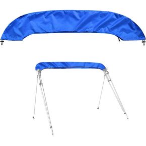 Bimini Top Boot Cover, Suitable for 3-4 Bow Bimini Tops, Storage Boat Replacement Cover Waterproof, （ Sky Blue L:68-88IN）