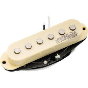 Wilkinson M Series High Output Alnico 5 Strat Single Coil Bridge Pickup for Stratocaster Electric Guitar, White