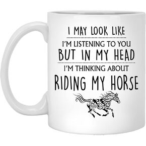 Horse Gift, Horse Mug, Funny Horse Riding Gifts, Horse Rider Gifts For Women, Her, Riders, Men, Gifts For Horse Lovers, Riding My Horse Mug 11oz, MUG-ALSZ7NRPTE-11oz